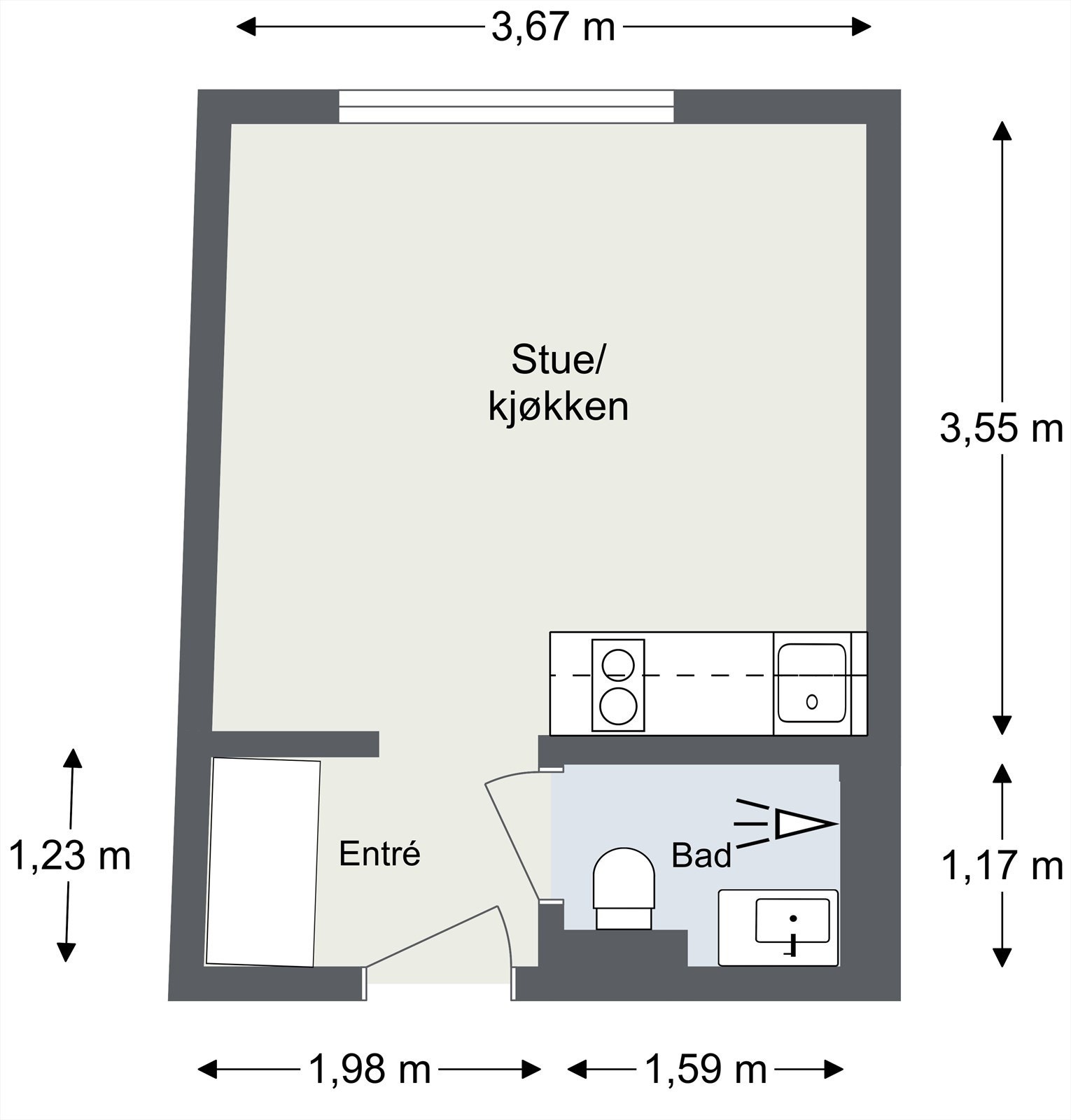 Plantegning Galleribilde