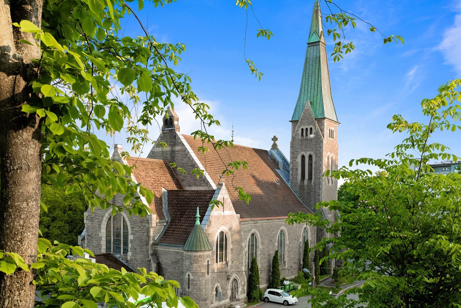 Fagerborg kirke like ved. Galleribilde
