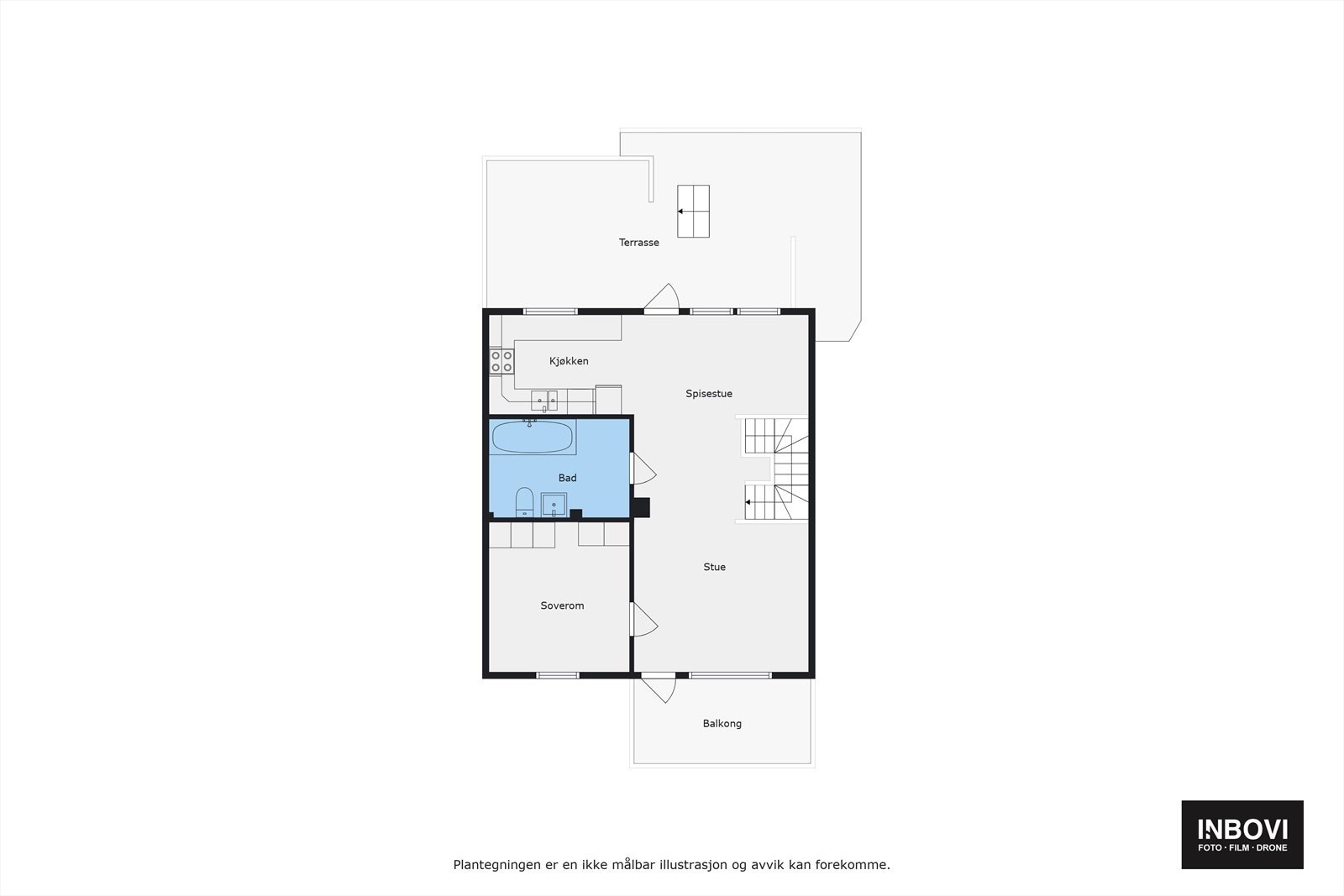 Plantegning - 1. etasje Galleribilde