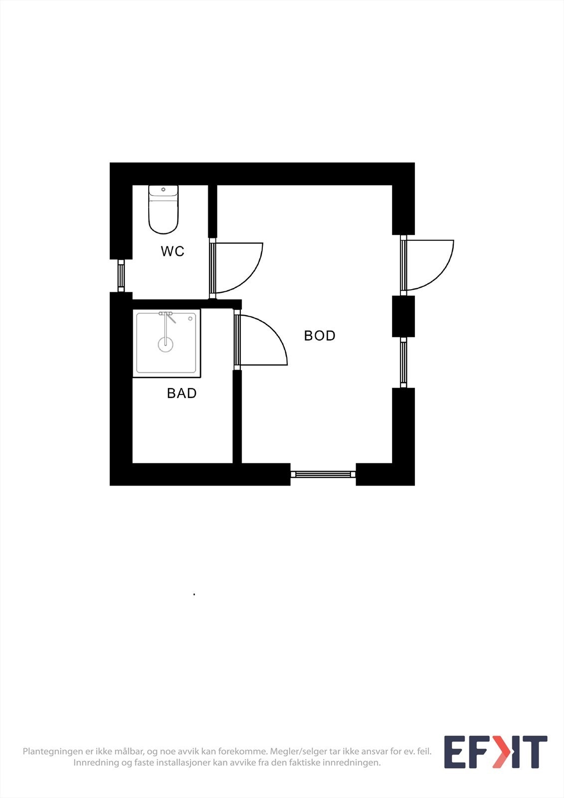 Plantegning - uthus Galleribilde