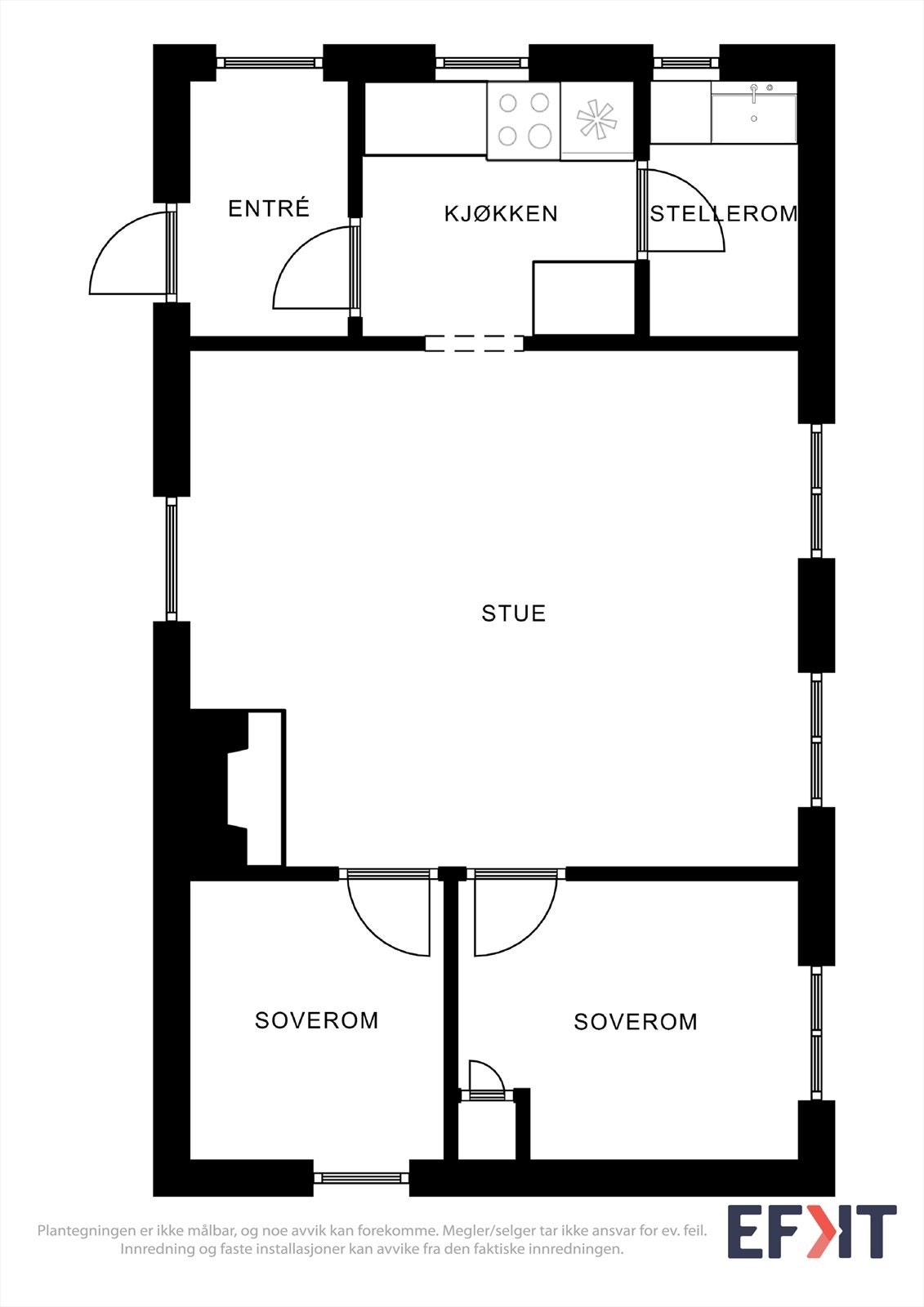 Plantegning - Hovedhytte Galleribilde