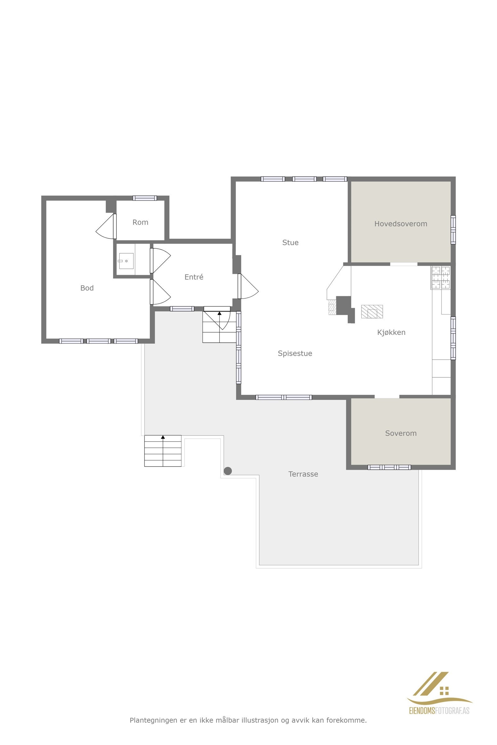 Plantegning Galleribilde