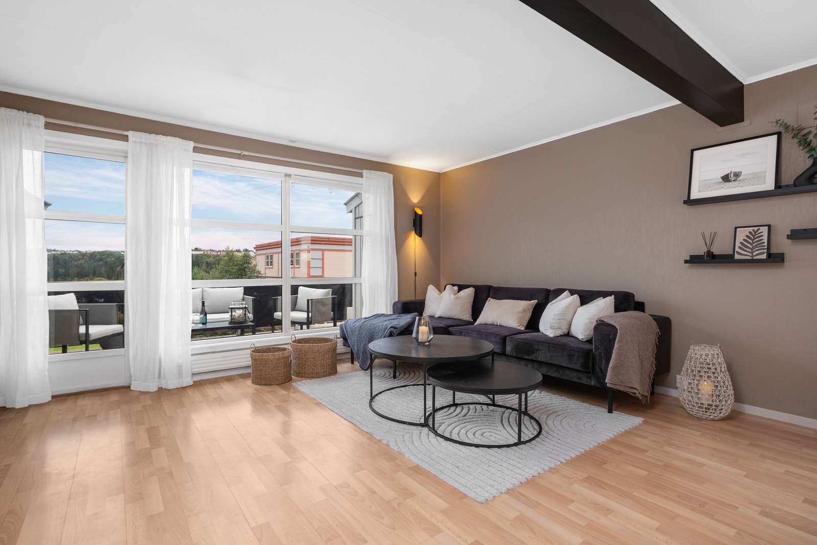 En flott 4-roms leilighet over 2 plan Galleribilde