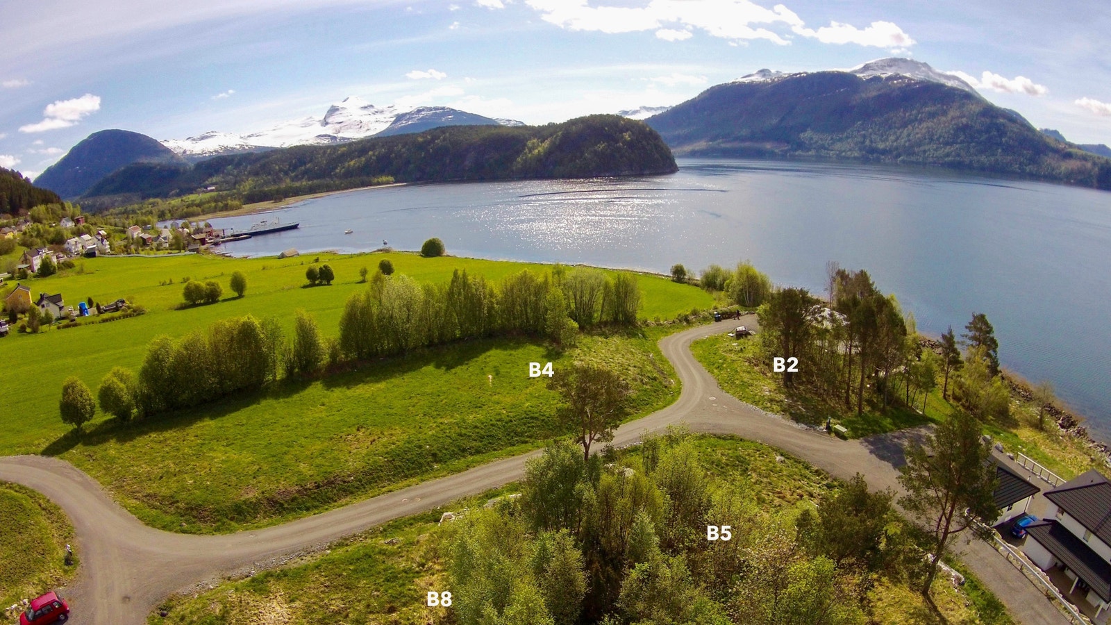 Mot øst og enden av Stangvikfjorden Galleribilde