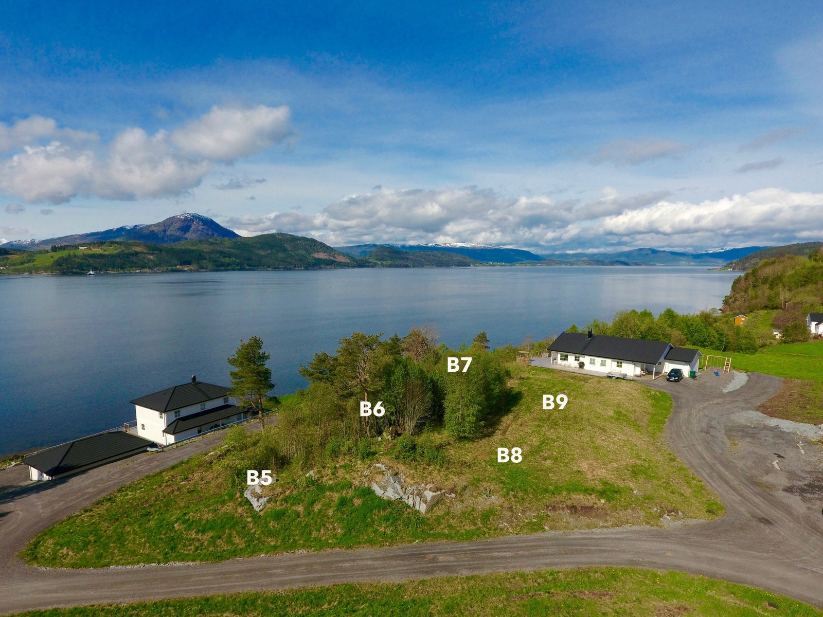 Utsikt mot vest Galleribilde