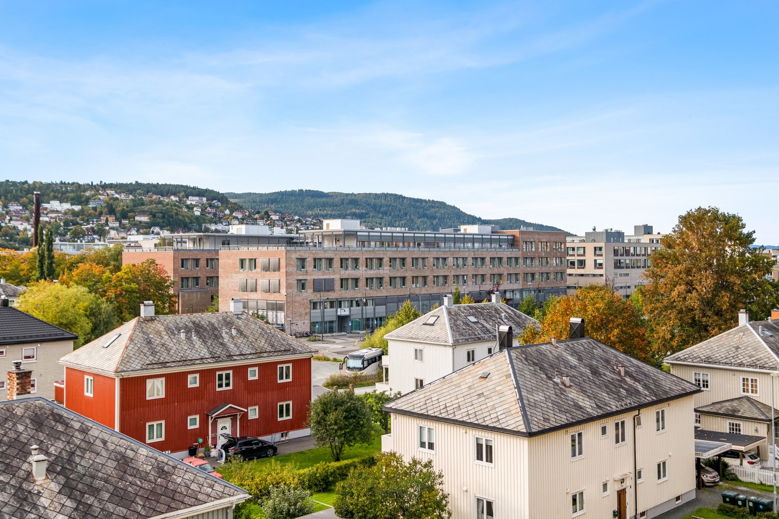 Herlig utsikt over nærområdet. Her får du mye luft! Galleribilde