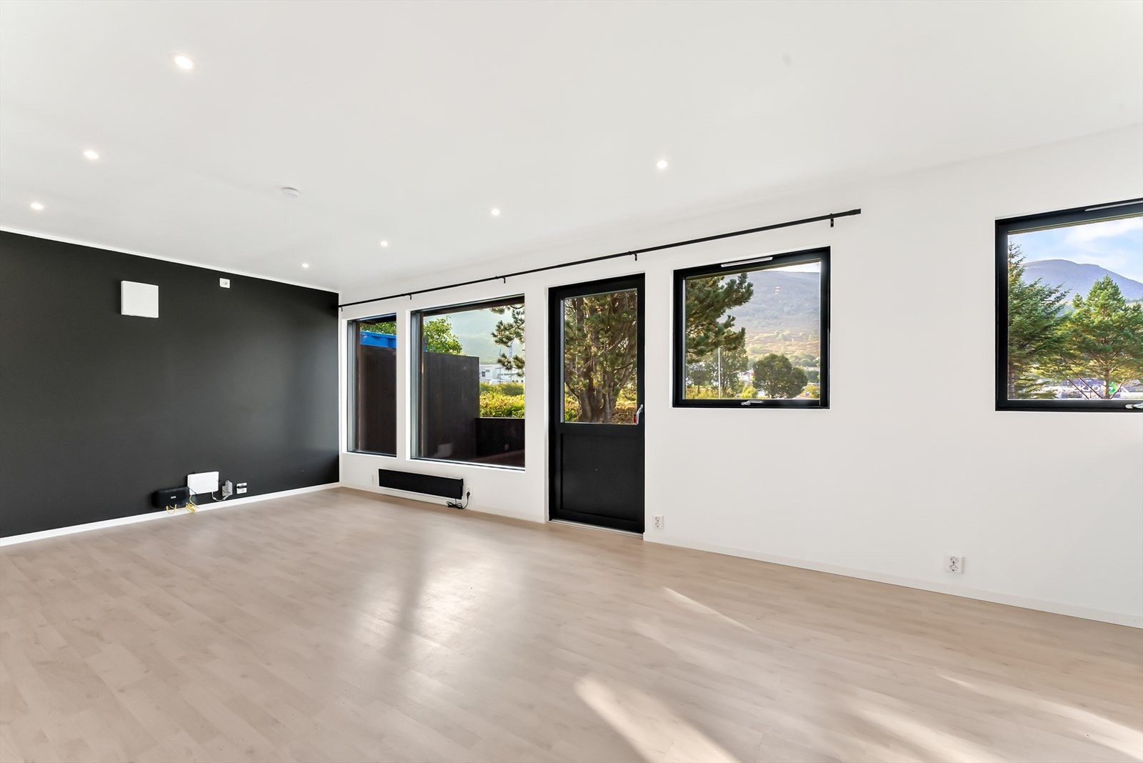 Stue med utgang til terrasse Galleribilde