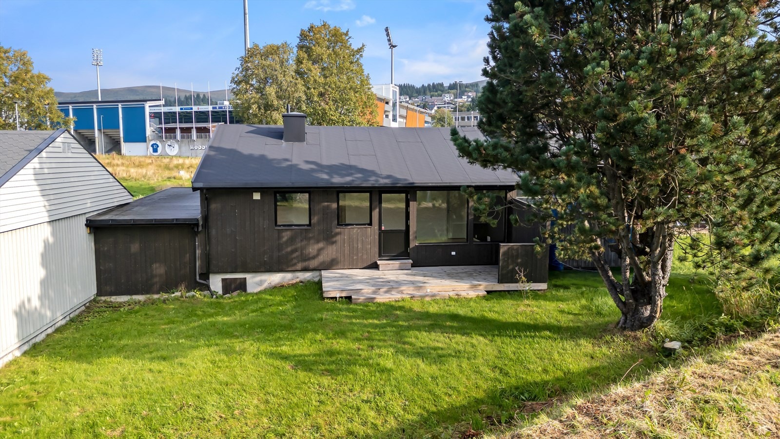 Skjerma terrasse og hage Galleribilde