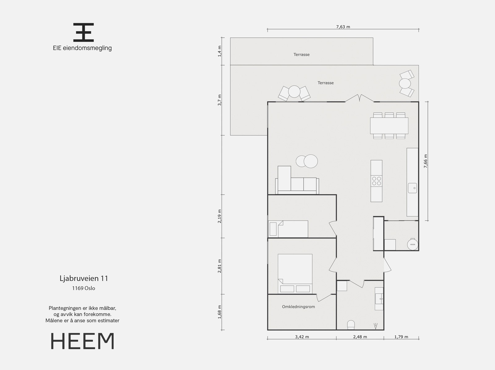 Plantegning | 3. underetajse Galleribilde