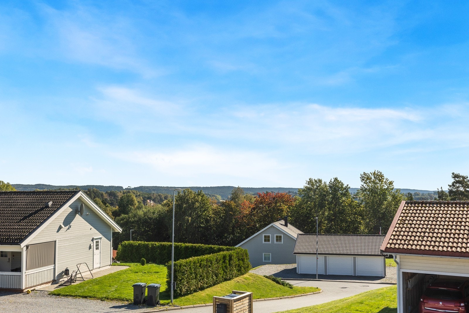 Fra leiligheten er det hyggelig utsyn Galleribilde