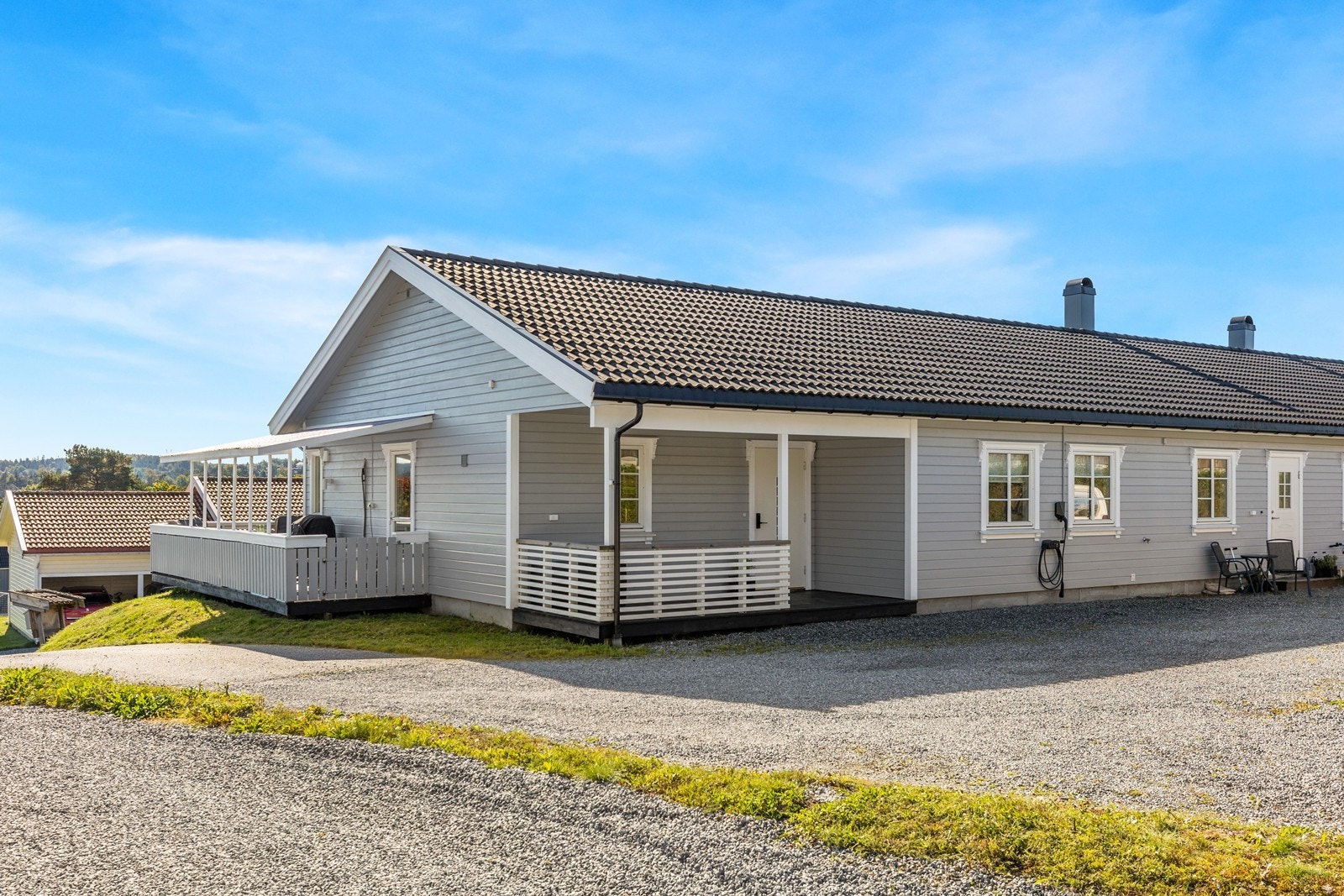 Inngangspartiet er overbygget Galleribilde