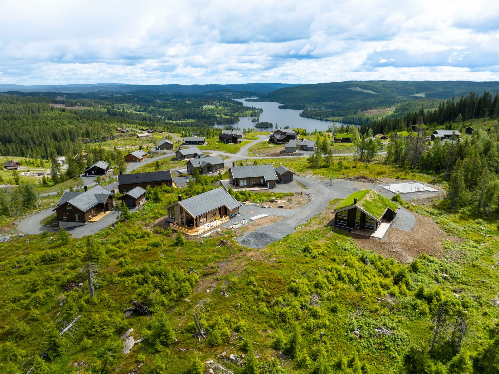 Elgkollen hyttefelt med flott utsikt til Mylla Galleribilde