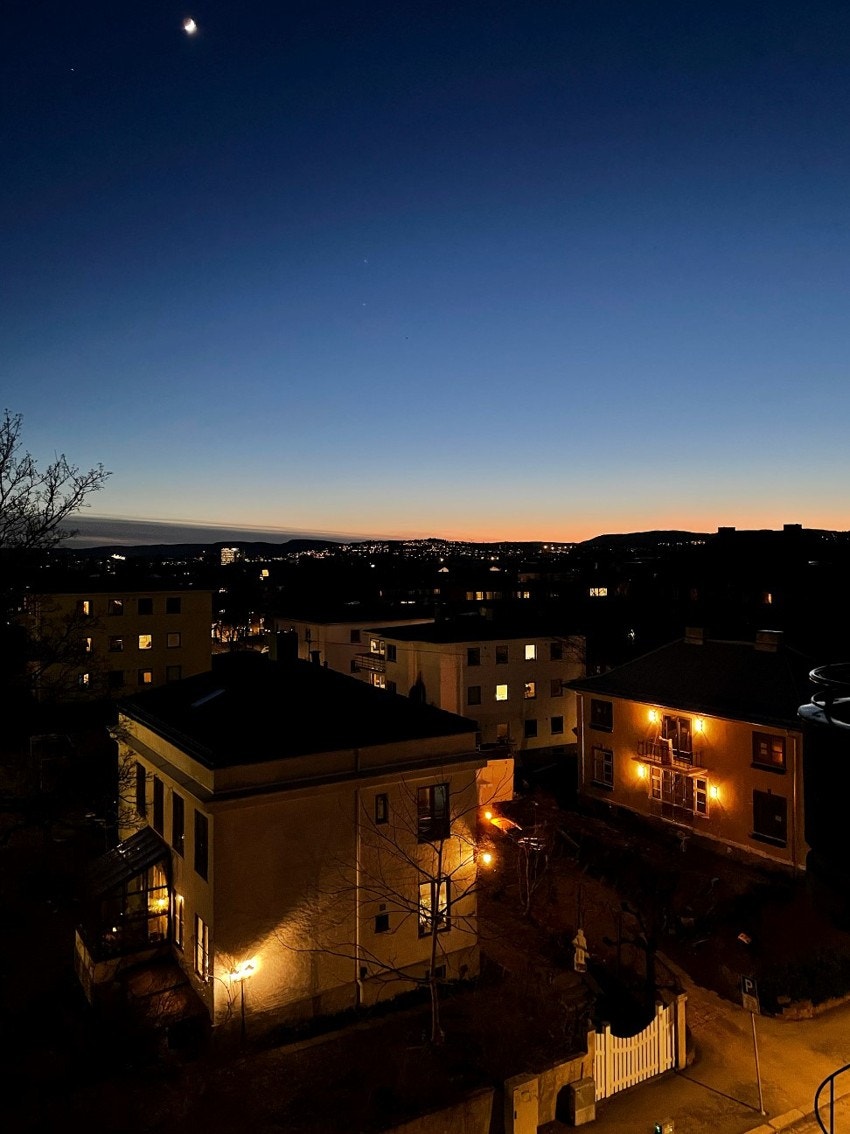 Kveldsstemning - selgers private bilde Galleribilde