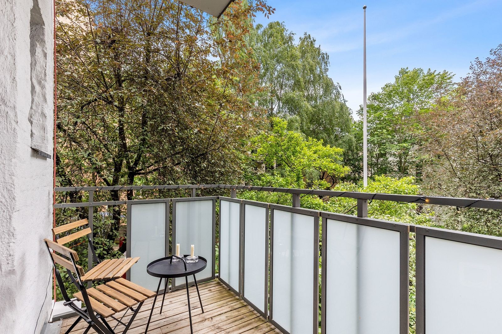 Flott balkong Galleribilde