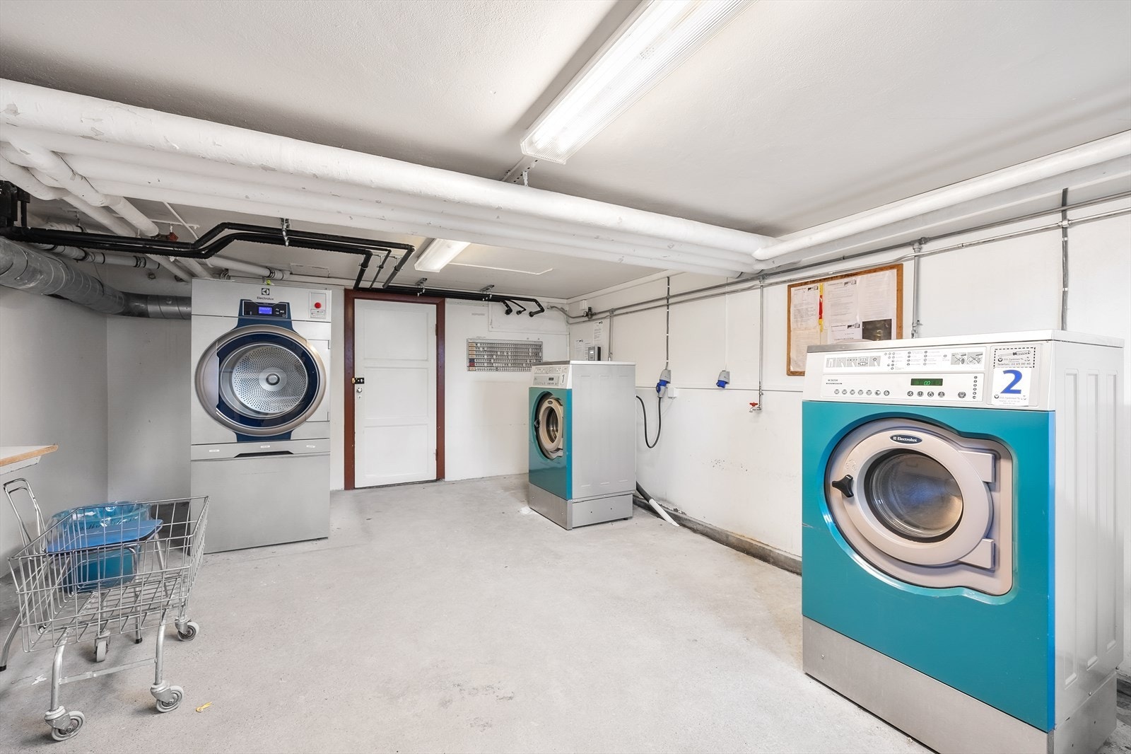 Borettslaget har et praktisk og velfungerende fellesvaskeri Galleribilde