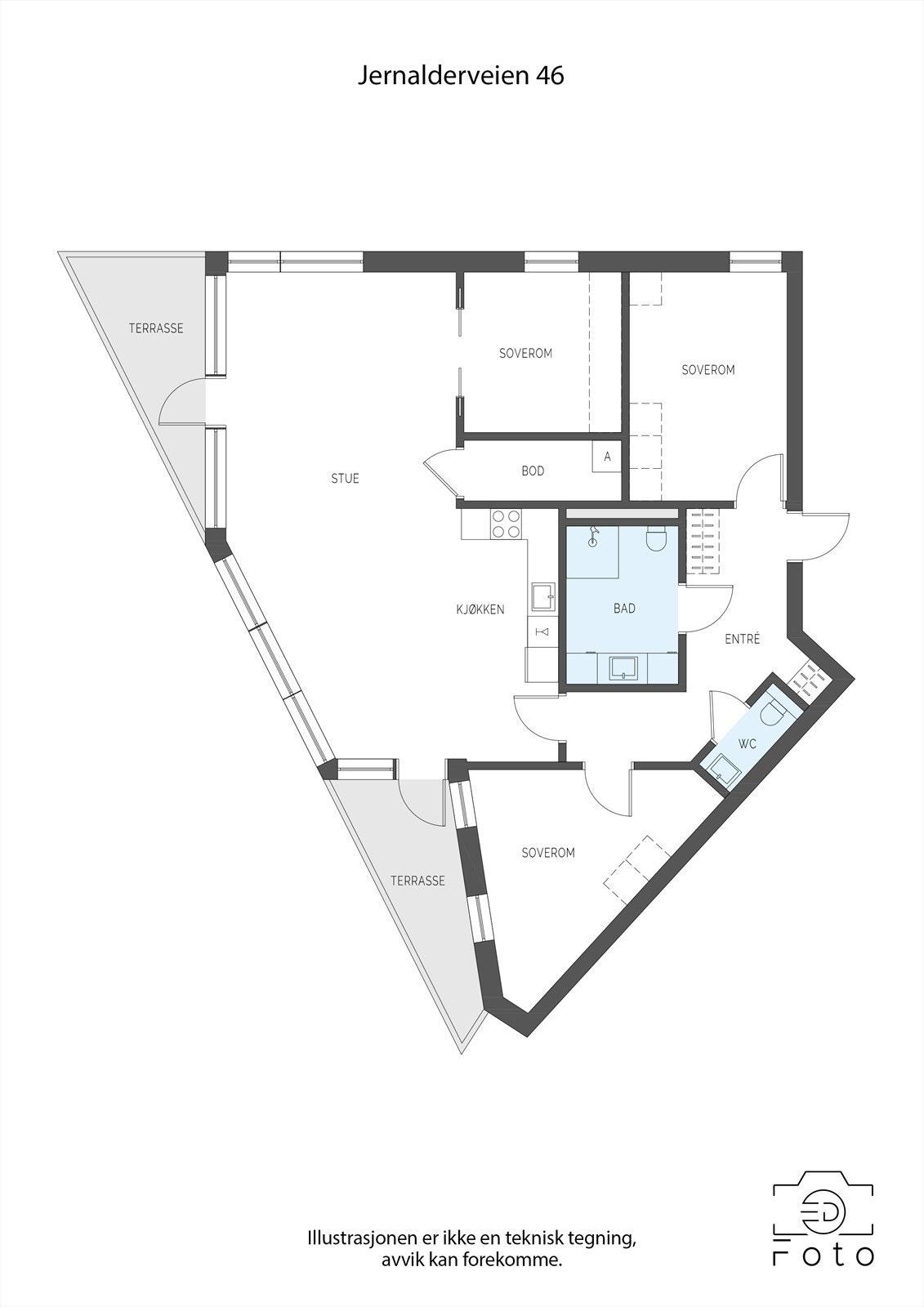 Plantegning Galleribilde