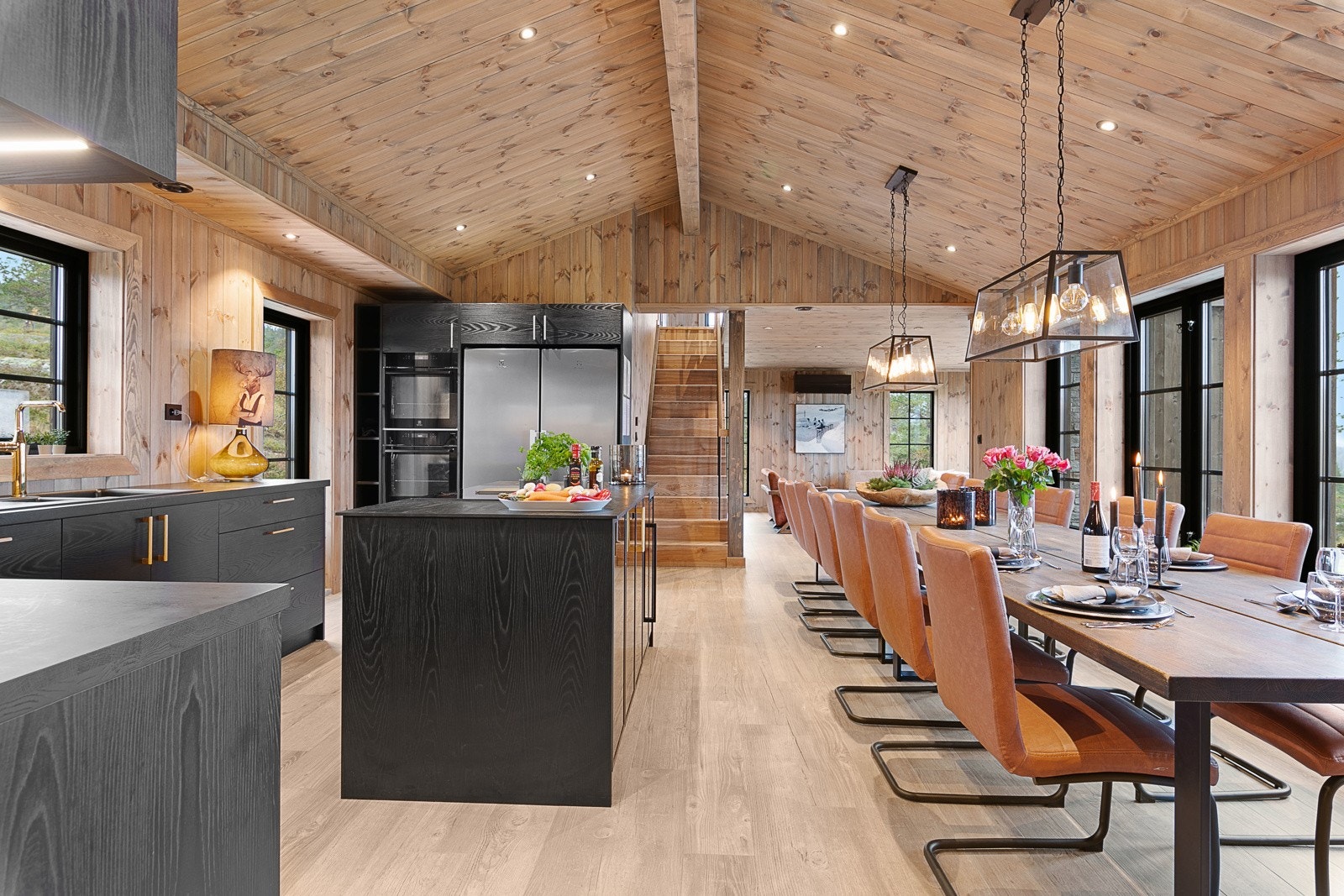 Gjennomlys på kjøkken - spisestue Galleribilde