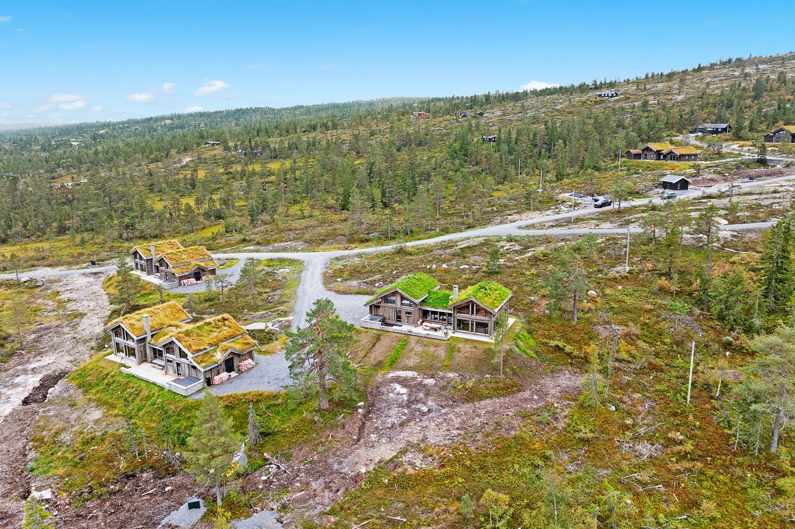 Hytta har god plassering og ligger få minutter unna skiløypa Galleribilde