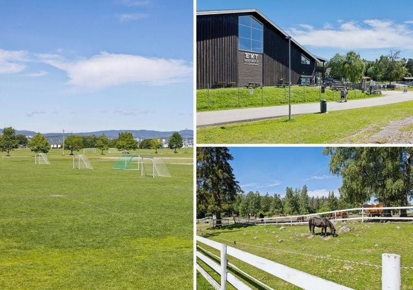 En kort spasertur unna ligger Ekeberg med turmuligheter og Ekebergrestauranten med utsikt. Galleribilde