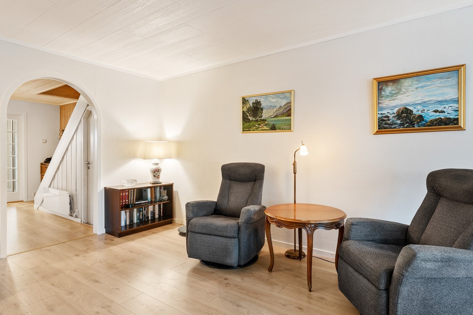 1. etg: Utsnitt stuedel Galleribilde