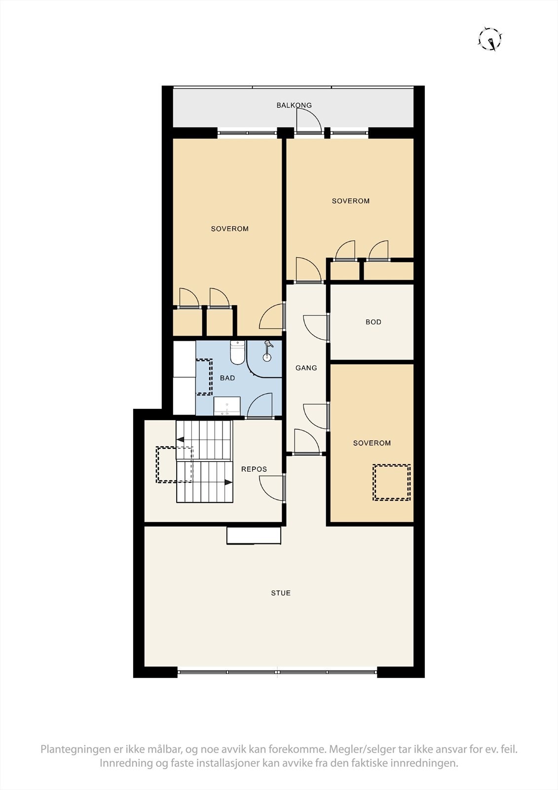 Plantegning 2. etasje. Galleribilde