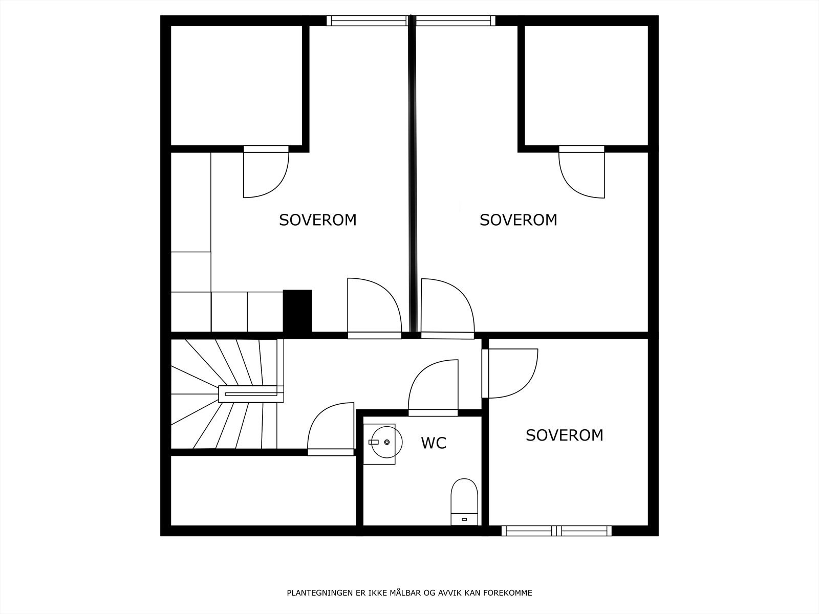 Plantegning loft Galleribilde