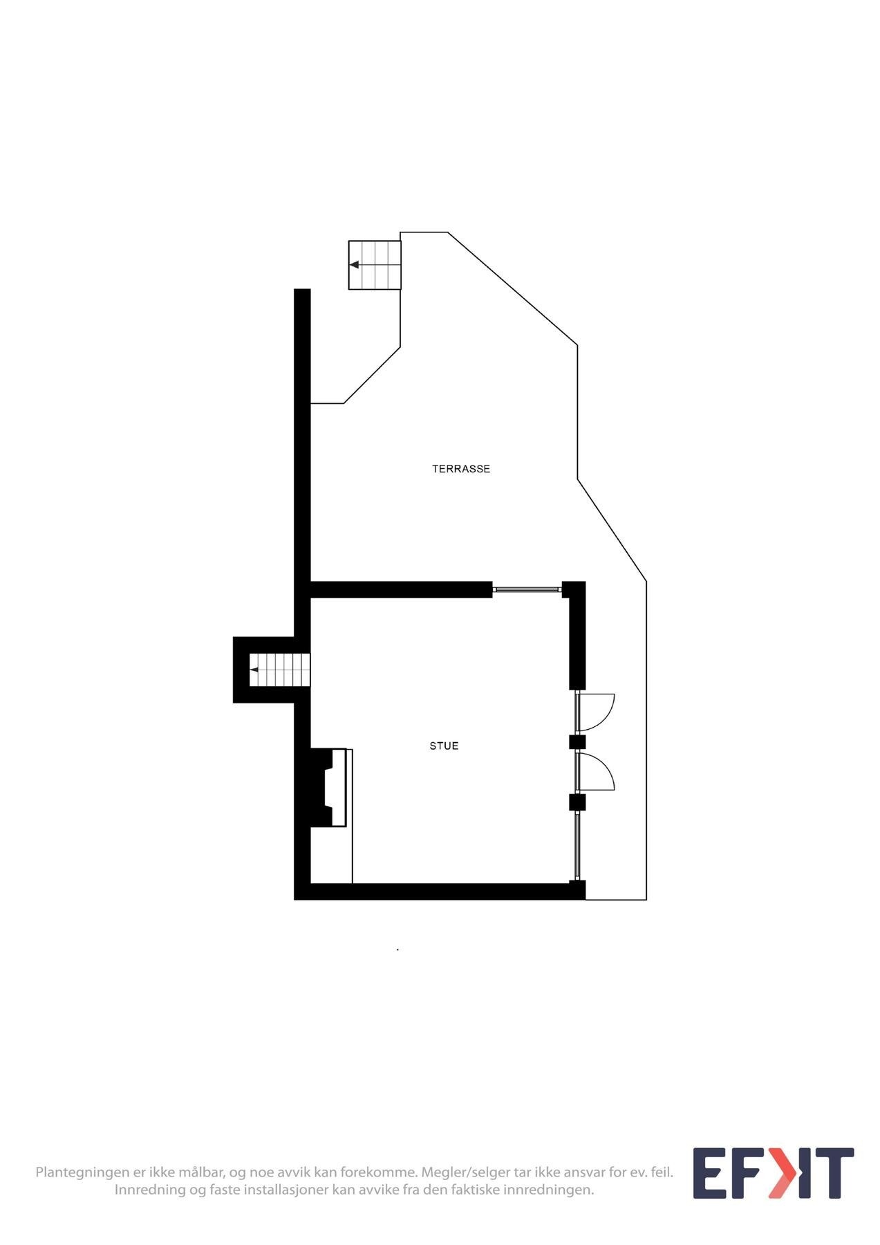 Planskisse plan 1 Galleribilde