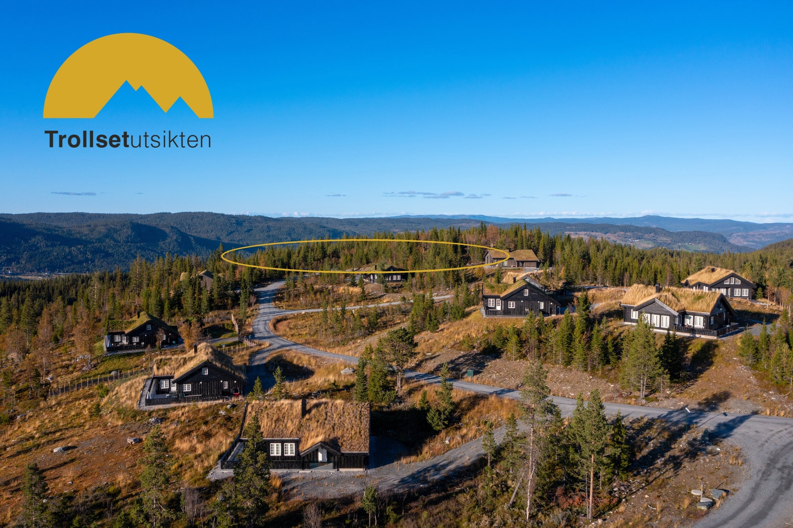 14 eksklusive panoramatomter presenteres her på Trollset Galleribilde