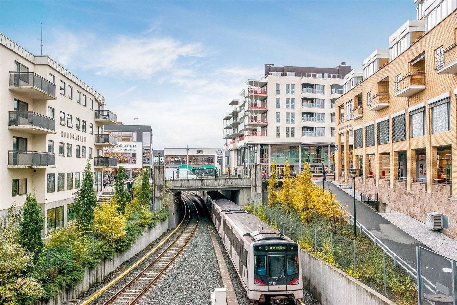 Kort vei til t-bane. Galleribilde