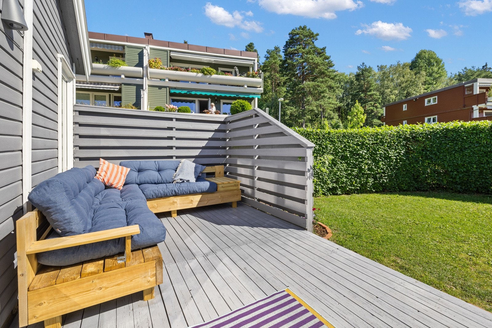 Hagen ligger fint og skjermet til. Galleribilde