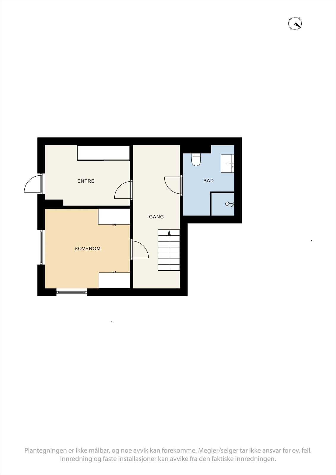 Planskisse underetasje. Galleribilde