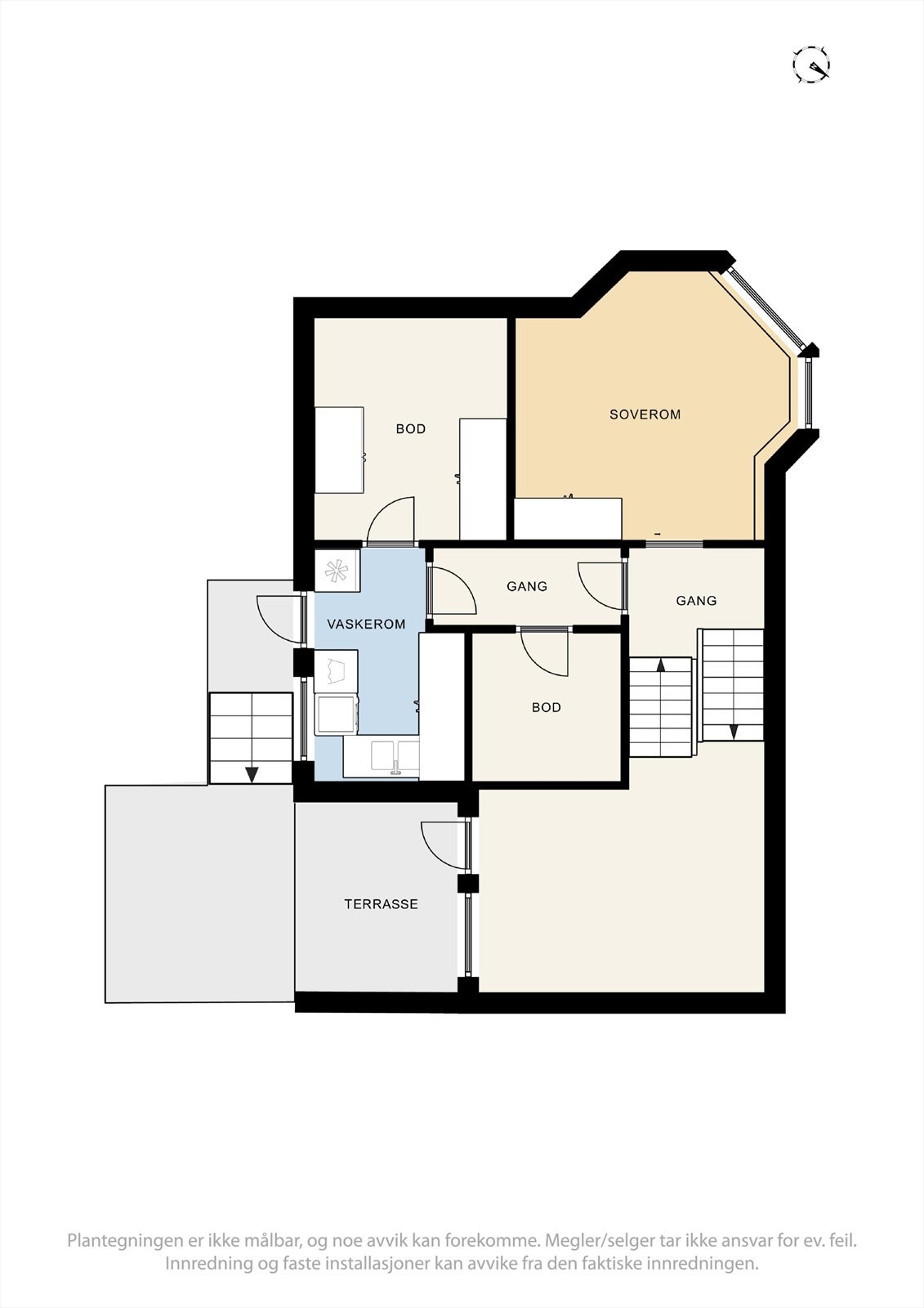 Planskisse første etasje. Galleribilde