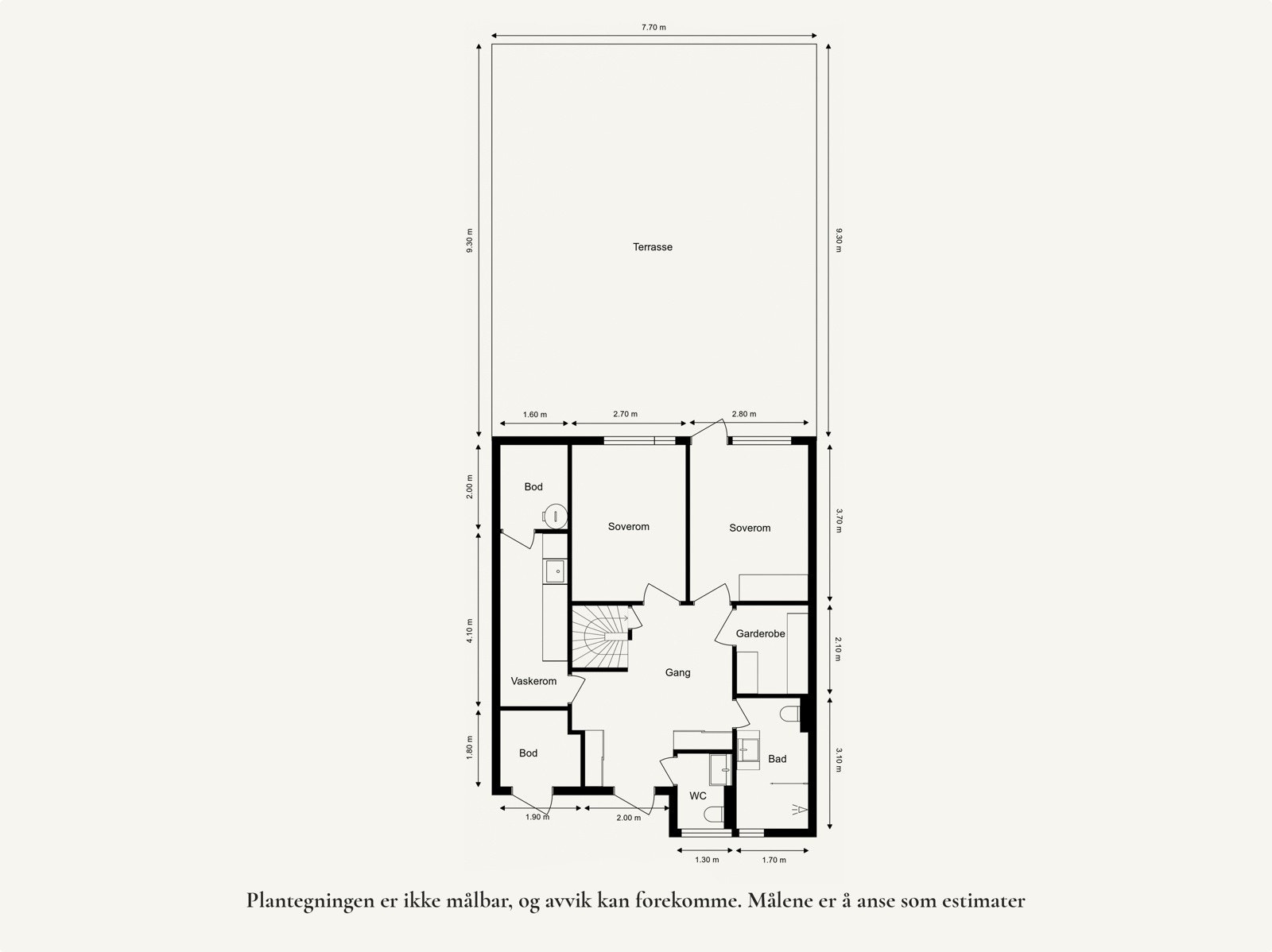 Plantegning - 1. etasje. Galleribilde