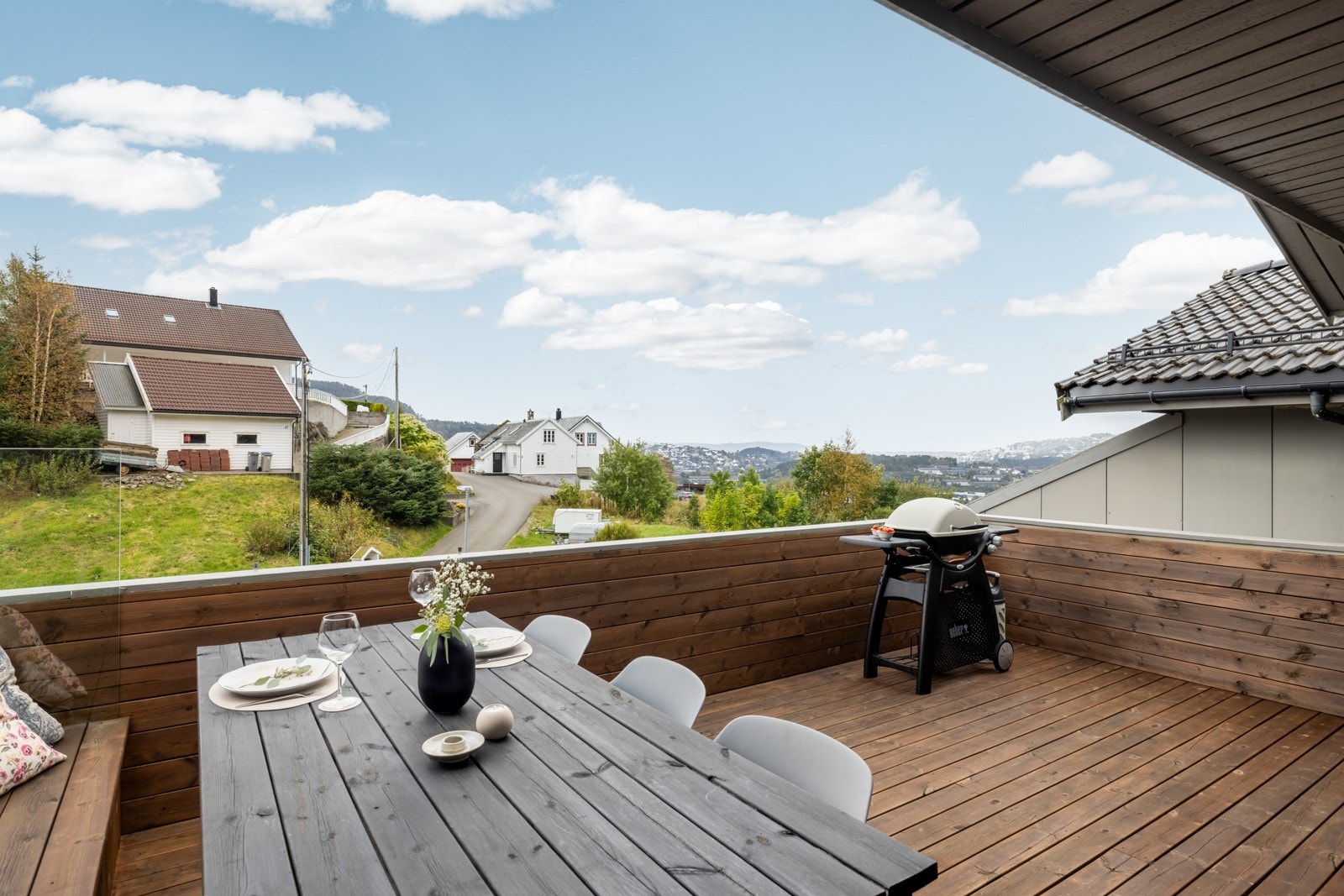 Her kan du nyte gode solforhold og flott utsikt. Galleribilde