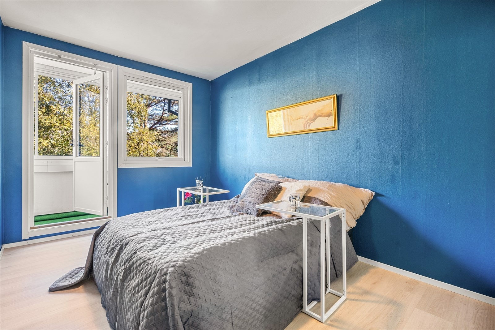 Boligen har tre soverom på henholdsvis 11,6m², 8,5m² og 10,6m² Galleribilde