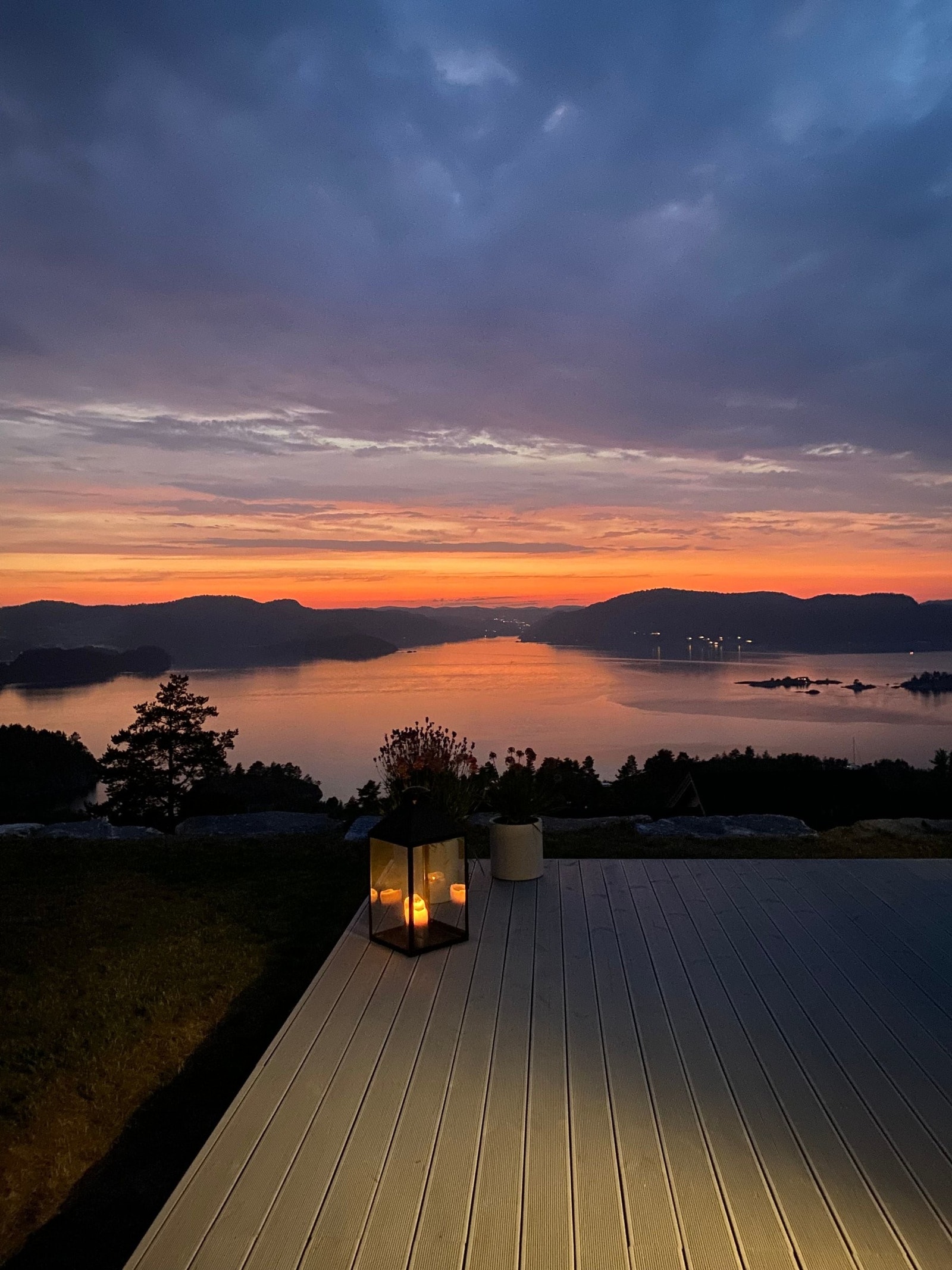 Nydelige solnedganger fra terrassen! Galleribilde