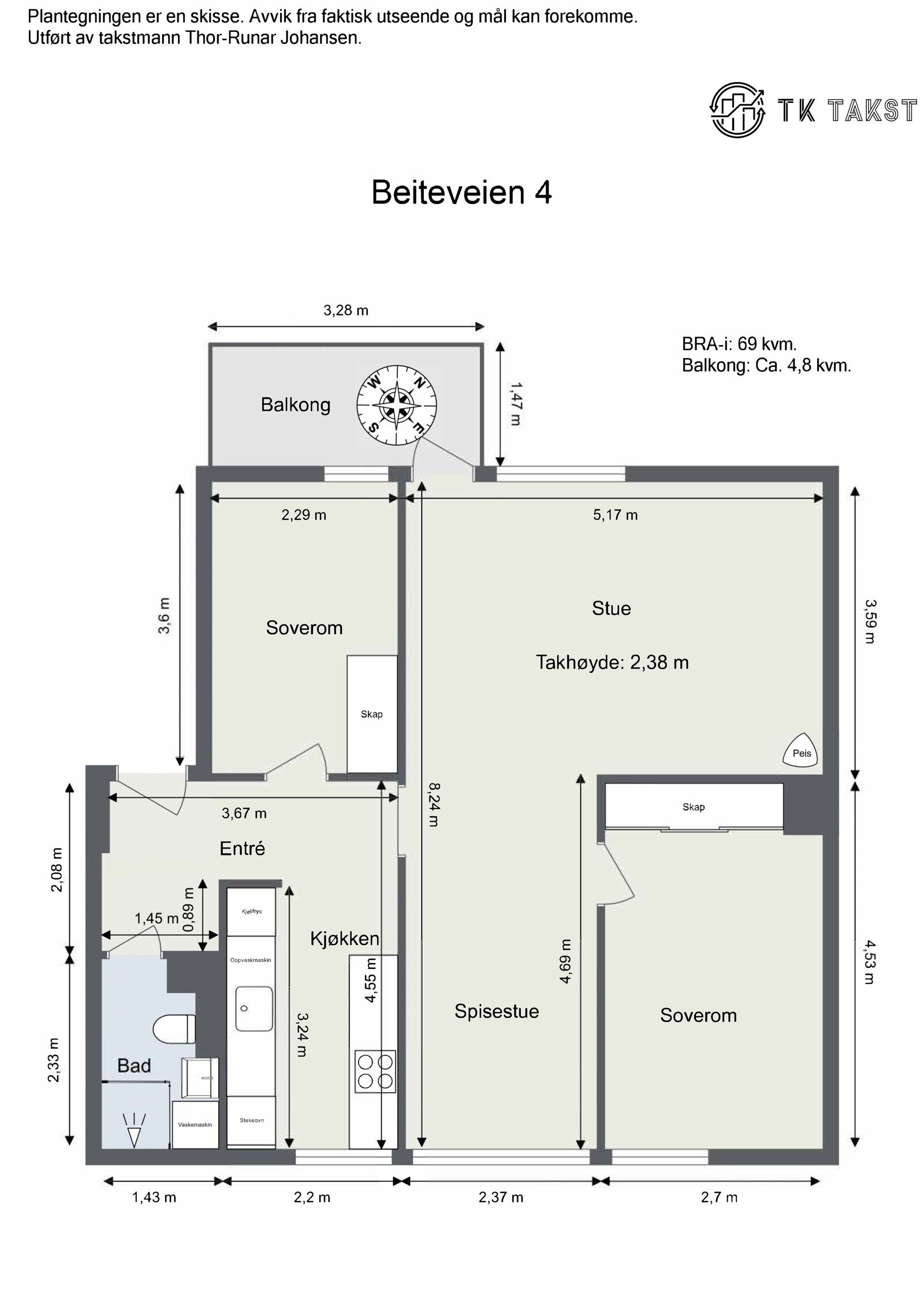 Plantegning Galleribilde