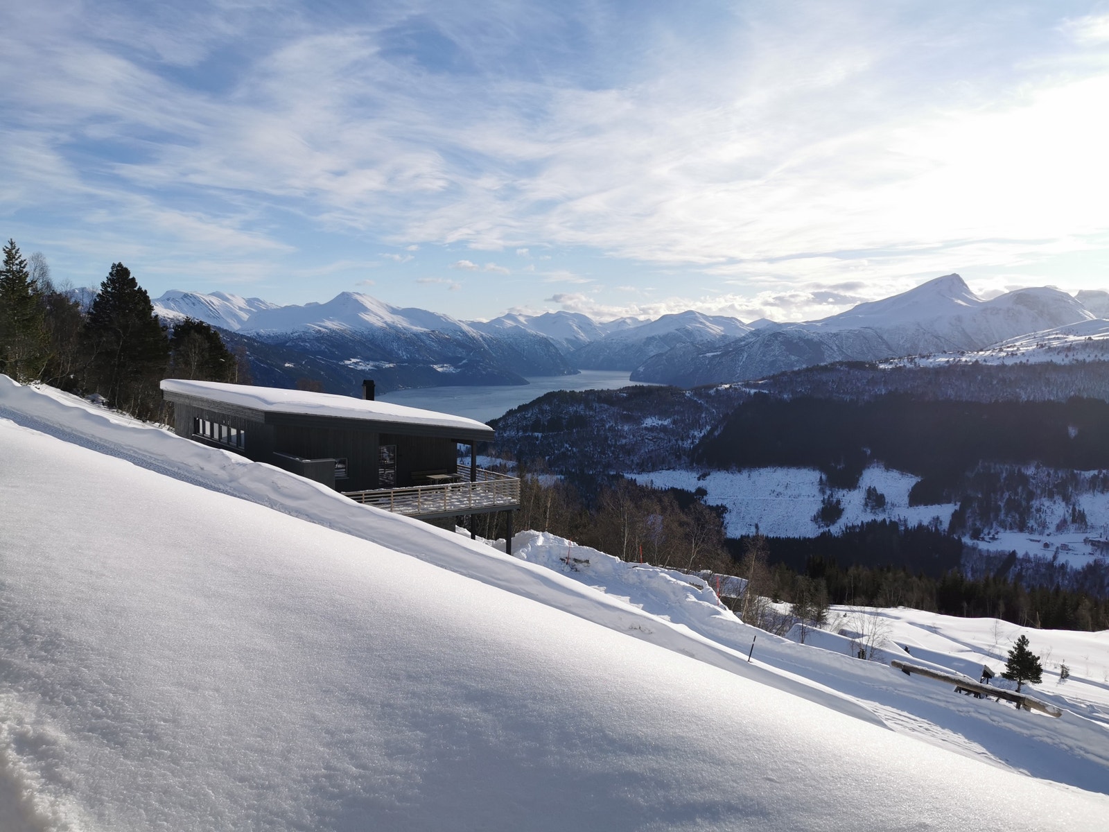 Utiskta er storslagen på vinterstid og Galleribilde