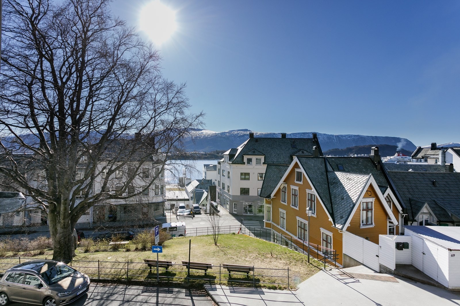 Utsikt mot syd. Galleribilde