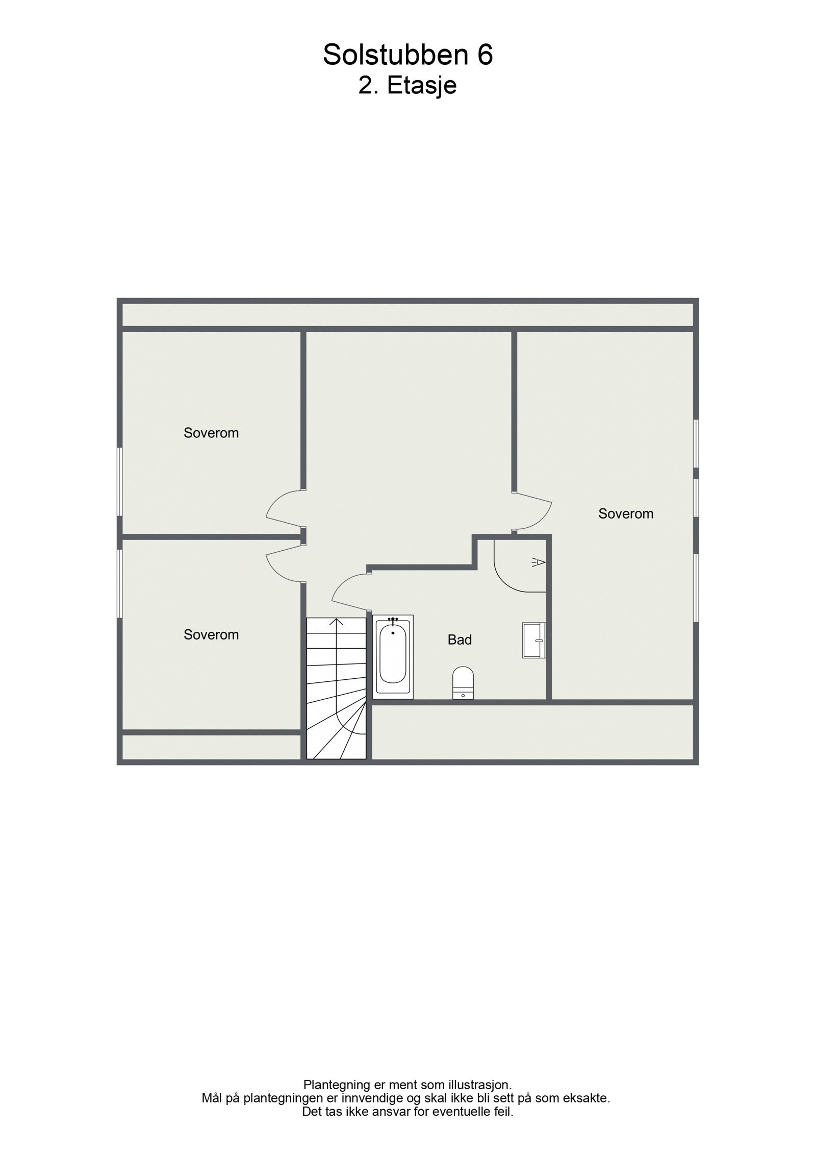 Plantegning 2.etasje Galleribilde