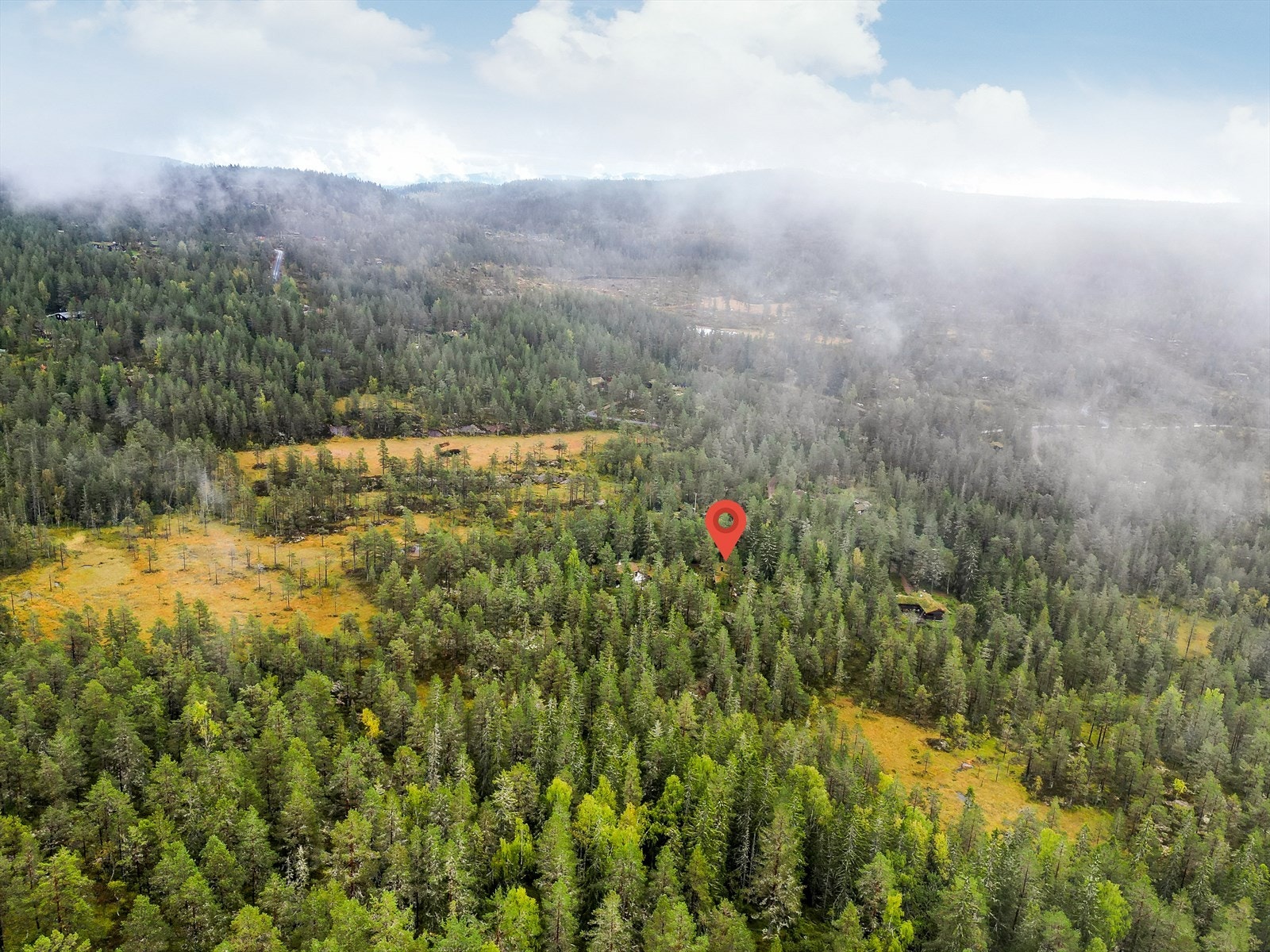 Her har du naturskjønne områder rundt hytta og fine muligheter for turer og kort vei til oppkjørte skiløyper vinterstid. Galleribilde