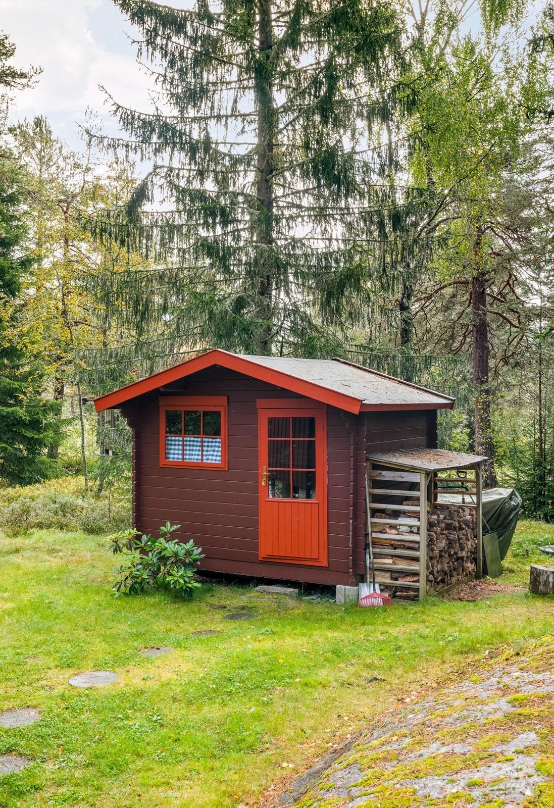 Praktisk utvendig bod Galleribilde