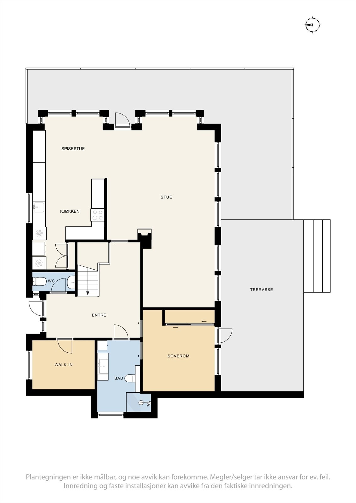 Plantegning 1.etasje Galleribilde