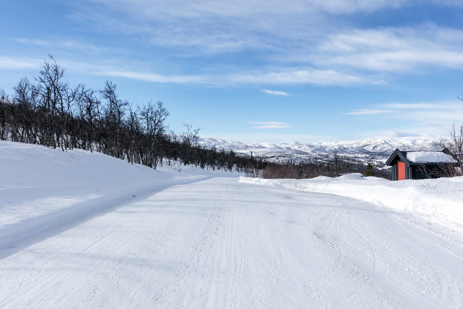 Flotte veier inn mot tomtene, brede og ikke for bratte Galleribilde