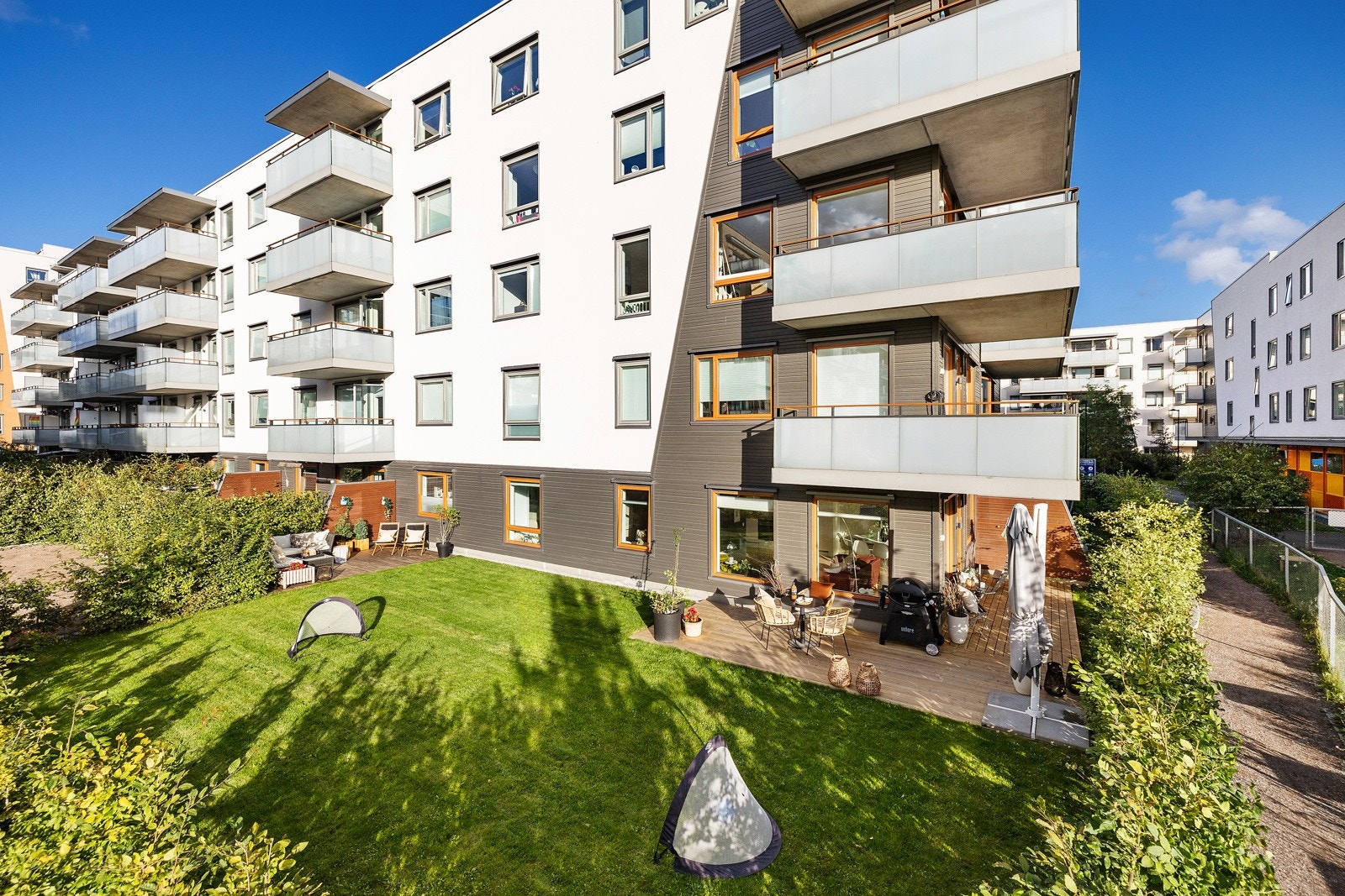 For en drøm å ha et så stort og privat uteområde midt i hjertet av Oslo! Galleribilde
