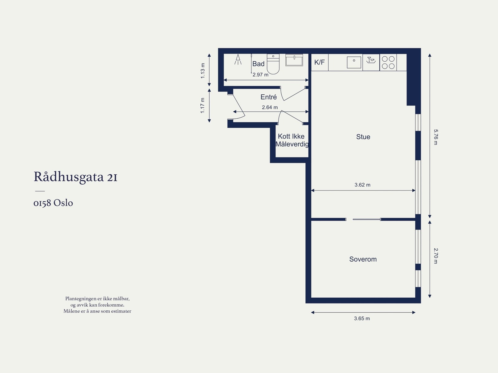 Plantegning | 8. etasje (heis). Toppetasjen. Galleribilde