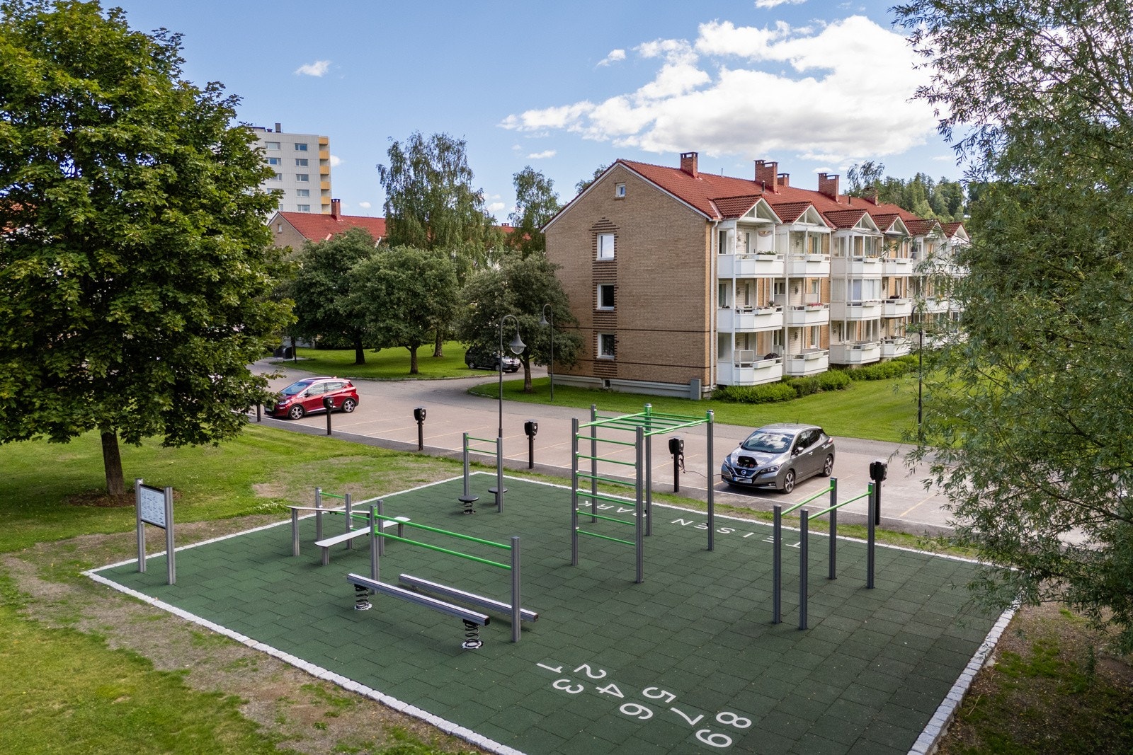 Nytt utendørs treningsanlegg sto ferdig nå i sommer Galleribilde