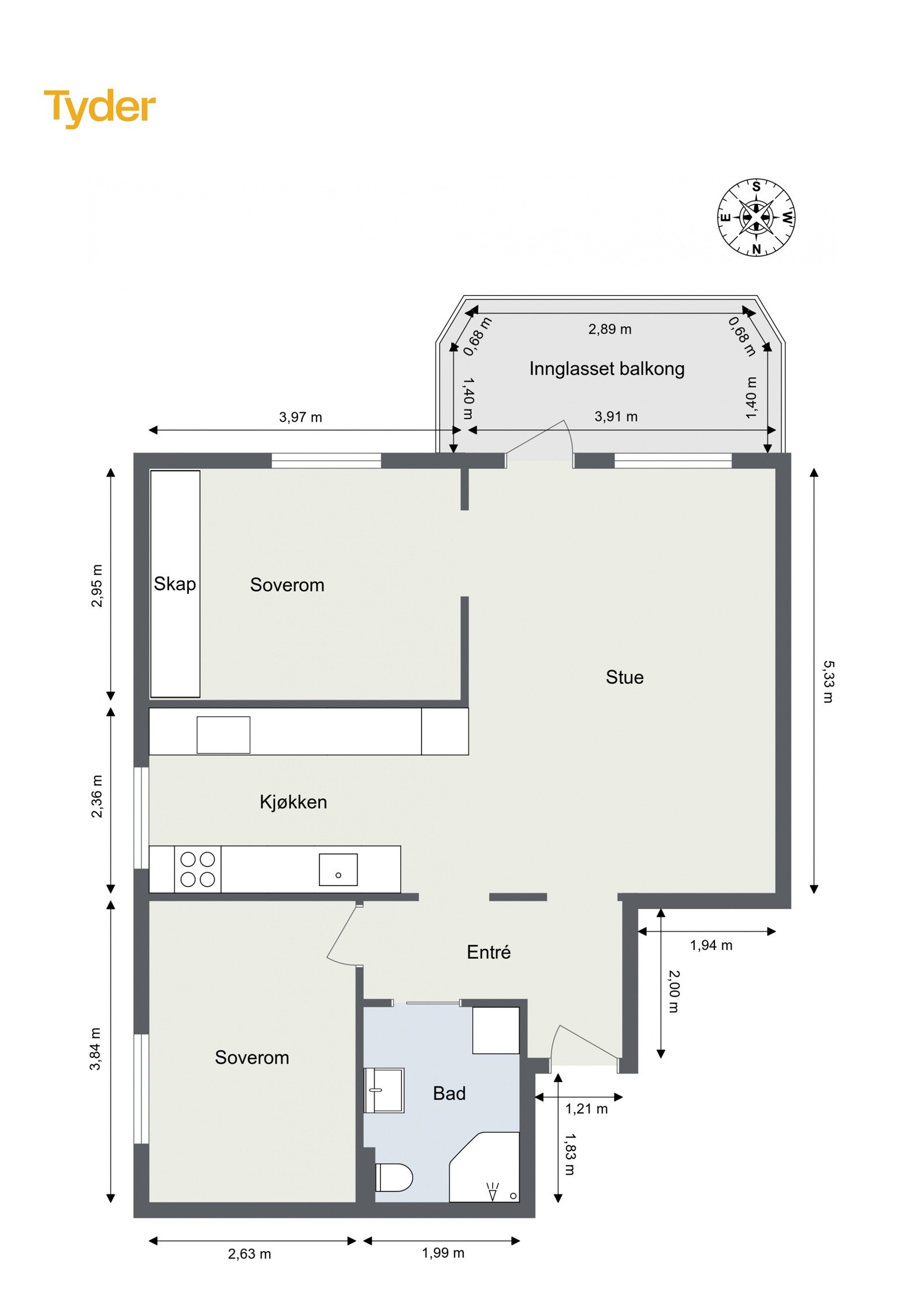 Plantegning Galleribilde