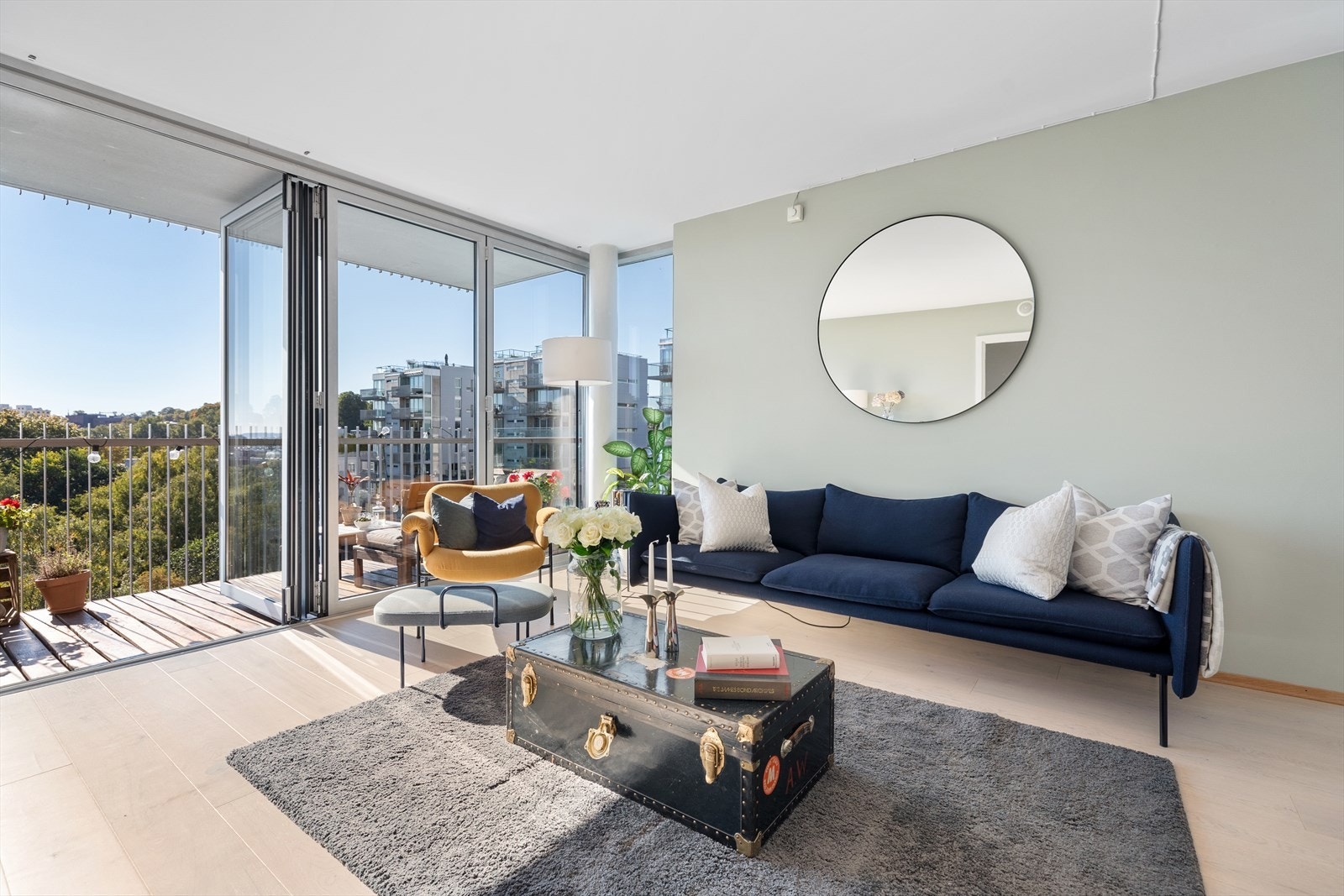 En lys og lekker 3-roms leilighet med attraktiv beliggenhet Galleribilde