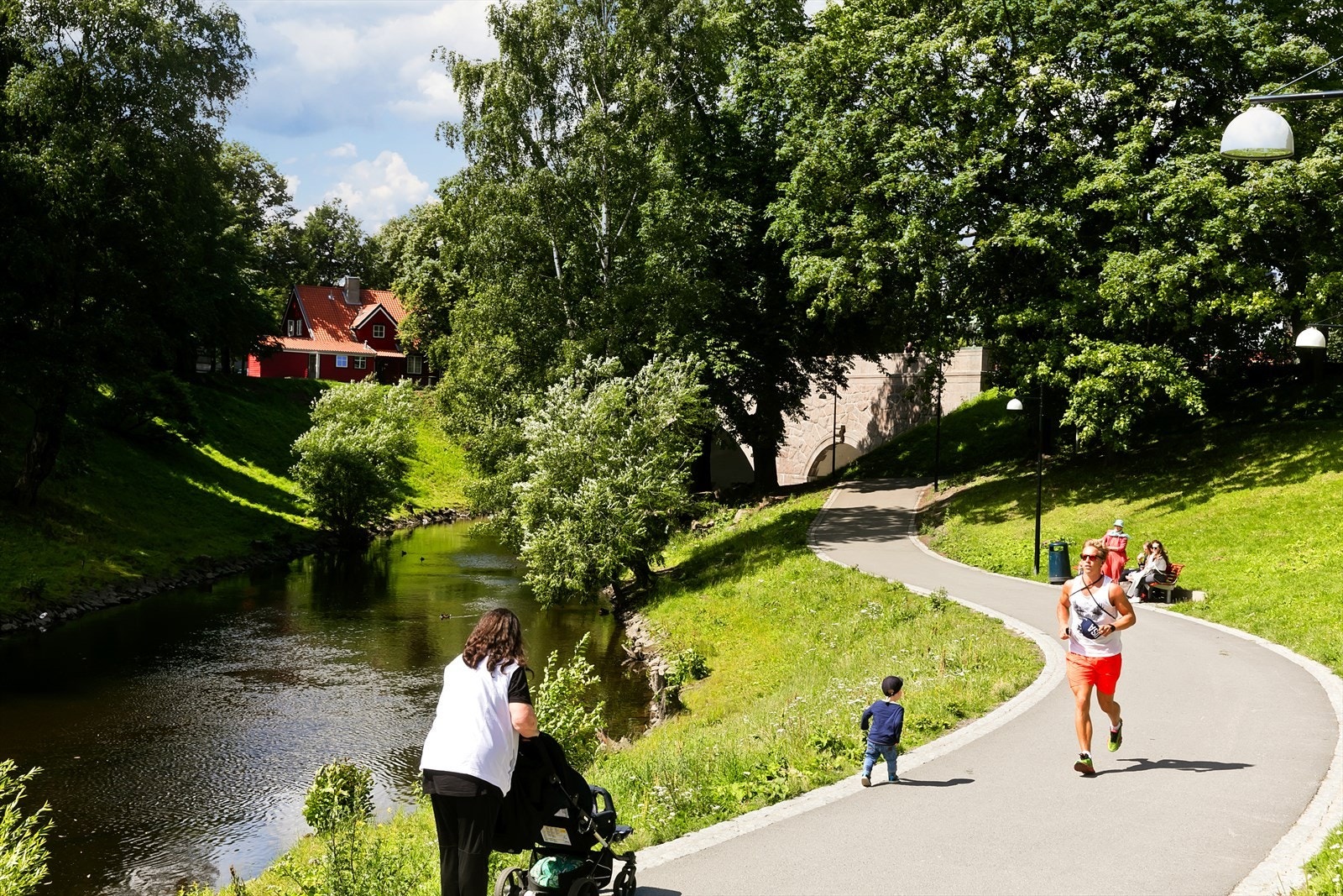 Fantastiske tur- og rekreasjonsmuligheter langs Akerselva Galleribilde